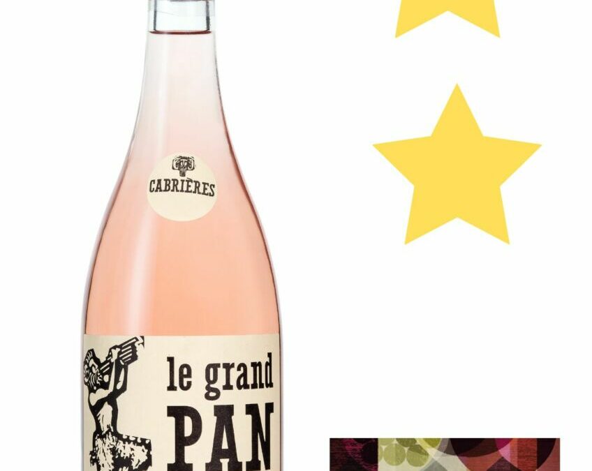 Le grand Pan rosé (Vin bio) 2023 AOP Languedoc Cabrières, 2 étoiles dans le Guide Hachette 2025